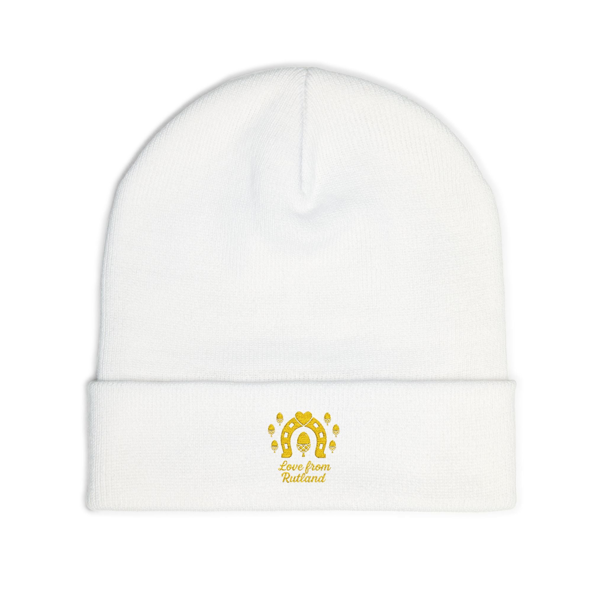 Classic Logo Embroidered Knit Beanie