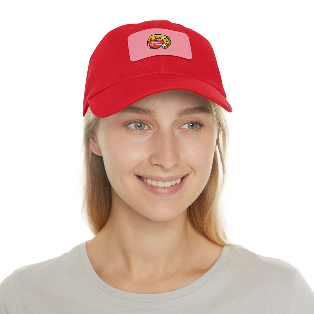 Heart & Horseshoe Cap with Leather Patch (Rectangle)