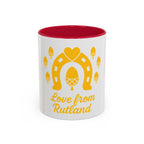Classic Logo Colourful Love From Rutland Mug