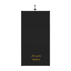 Classic Logo Cozy Winter Neck Gaiter with Drawstring - Black