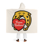 Hooded Sherpa Fleece Blanket