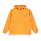 Classic Logo Champion Outdoor Anorak Jacket - Lightweight Rain Gear, Packable Windbreaker