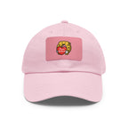 Dad Hat with Leather Patch (Rectangle)