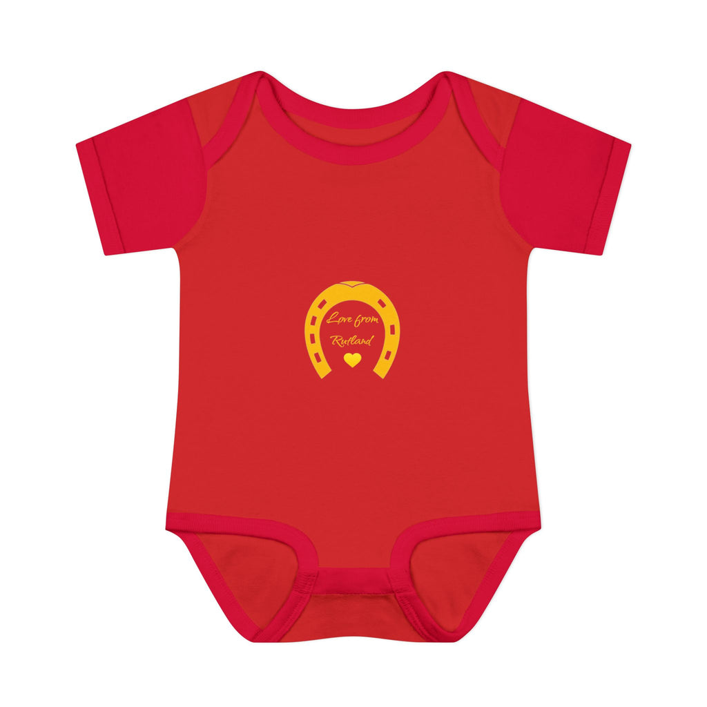 Heart & Horseshoe Bodysuit - Cute Gift for Newborns, Baby Shower, Birthday Outfit, Infants,