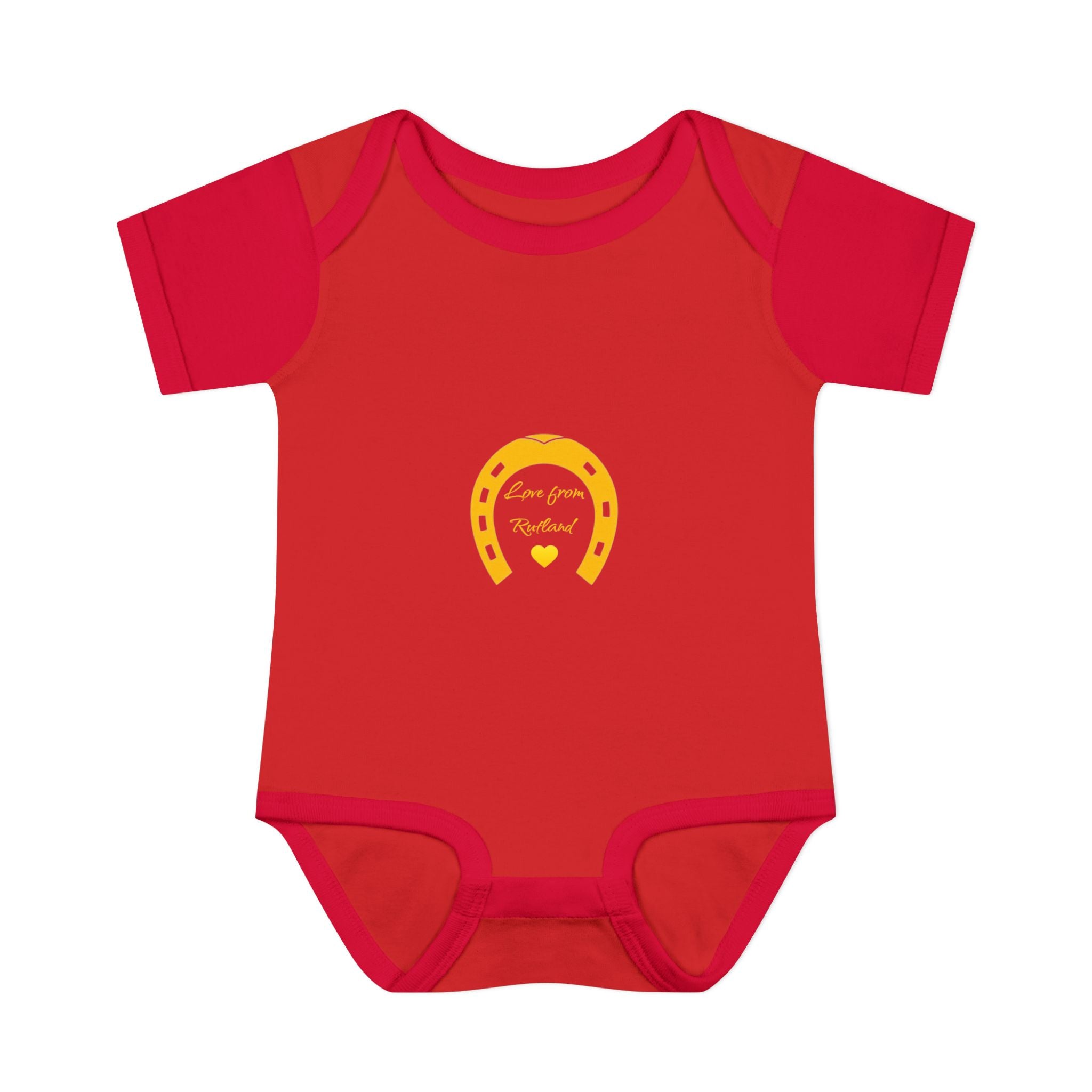 Heart & Horseshoe Bodysuit - Cute Gift for Newborns, Baby Shower, Birthday Outfit, Infants,