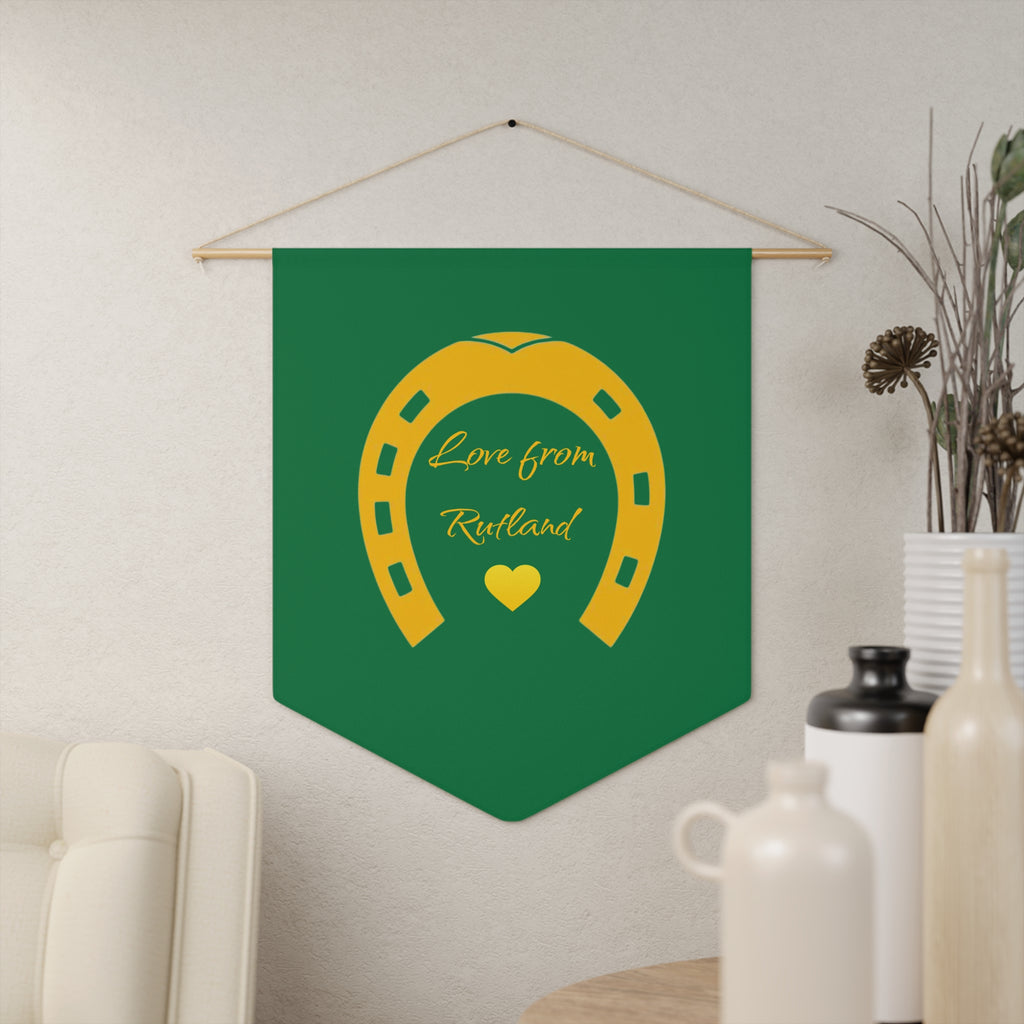 Heart & Horseshoe Wall Pennant