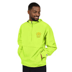 Classic Logo Champion Outdoor Anorak Jacket - Lightweight Rain Gear, Packable Windbreaker