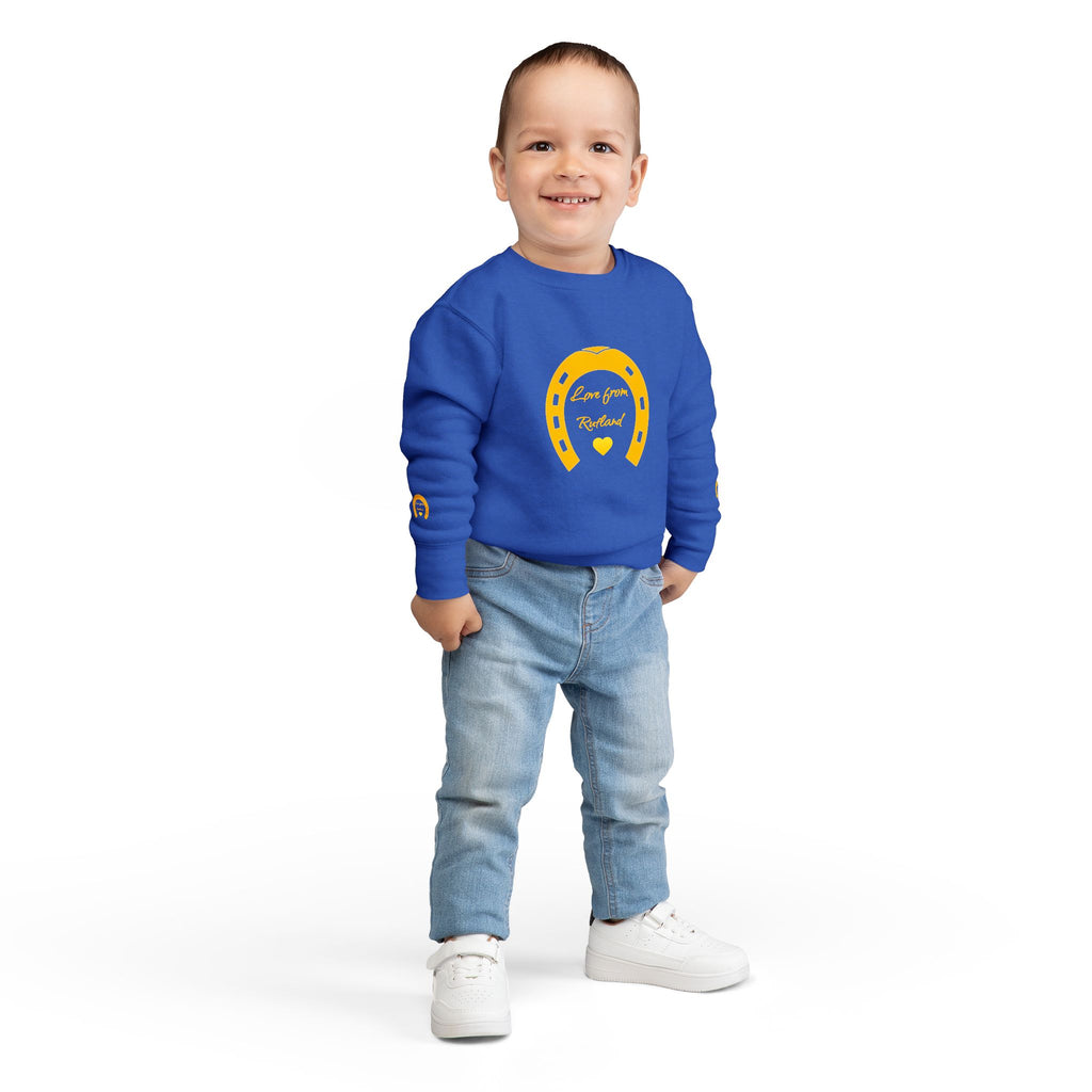 Heart & Horseshoe Toddler Sweatshirt