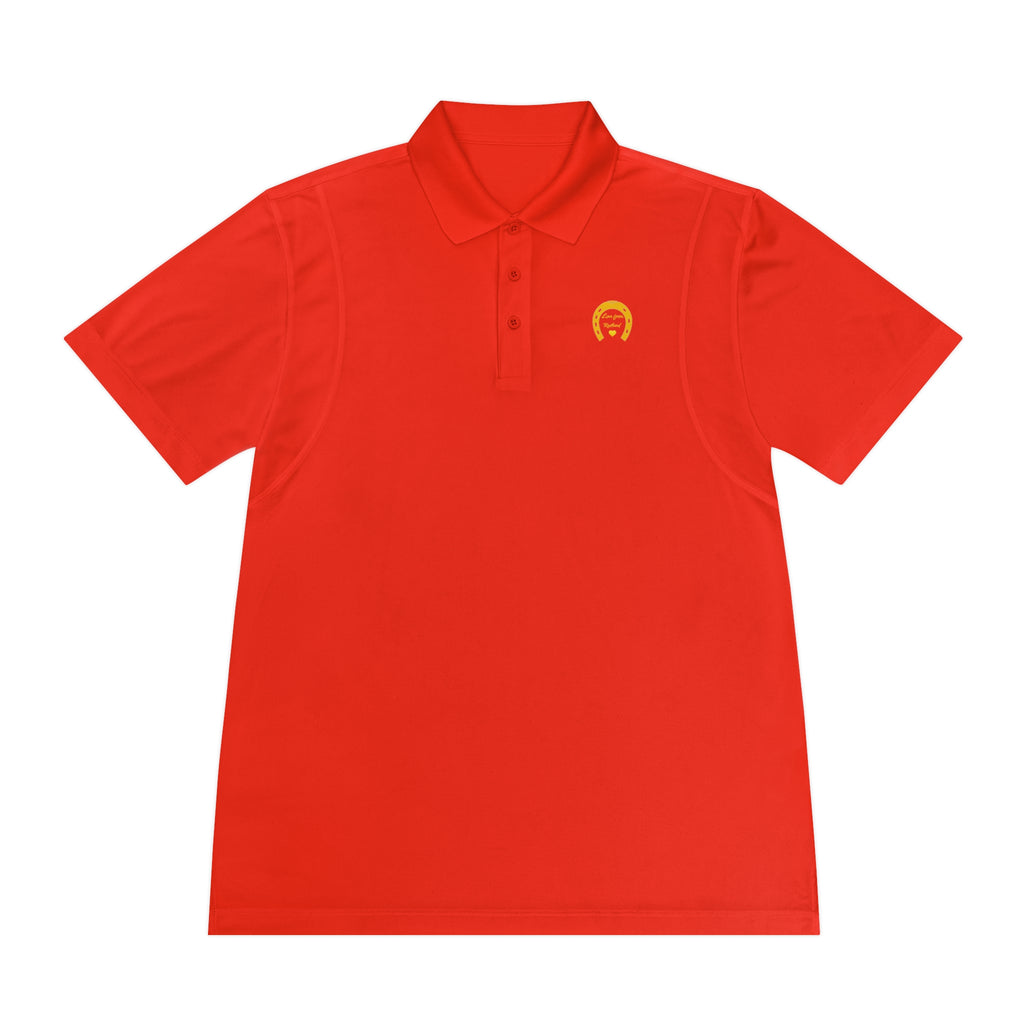 Heart & Horseshoe Men's Sport Polo Shirt