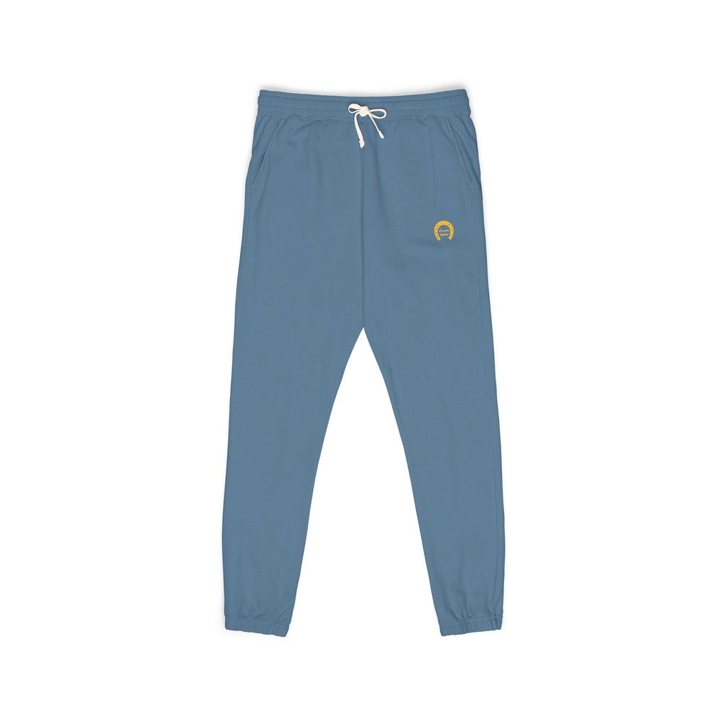 Classic Logo Cozy Garment-Dyed Sweatpants | Unisex Fleece Lounge Pants