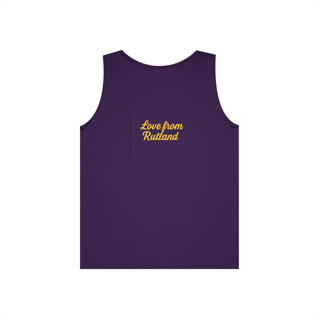 Sunshine Goddess Unisex Heavy Cotton Tank Top, Summer Style, Casual Wear, Beach Day Outfit, Gift for Her, Vacation Attire