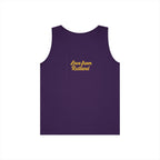 Sunshine Goddess Unisex Heavy Cotton Tank Top, Summer Style, Casual Wear, Beach Day Outfit, Gift for Her, Vacation Attire