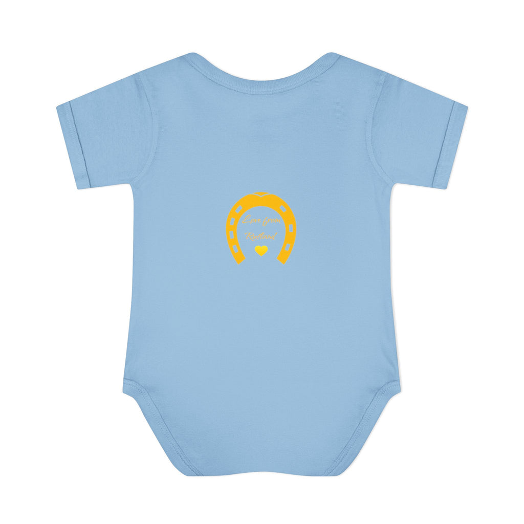 Heart & Horseshoe Bodysuit - Cute Gift for Newborns, Baby Shower, Birthday Outfit, Infants,