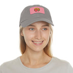 Heart & Horseshoe Cap with Leather Patch (Rectangle)