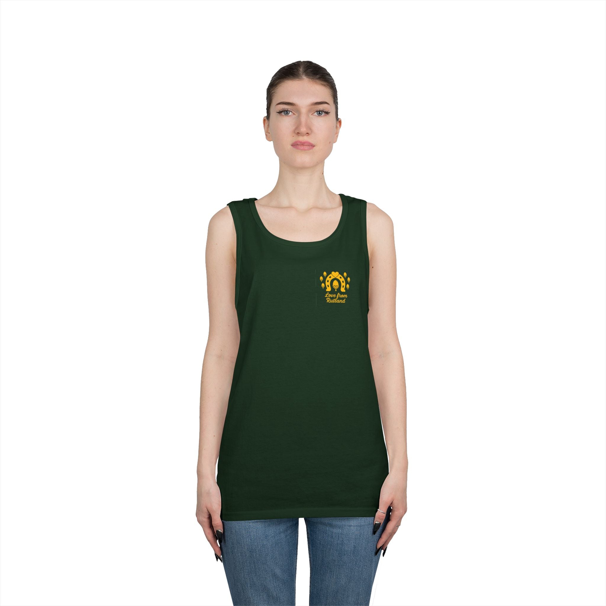 Sunshine Goddess Unisex Heavy Cotton Tank Top, Summer Style, Casual Wear, Beach Day Outfit, Gift for Her, Vacation Attire