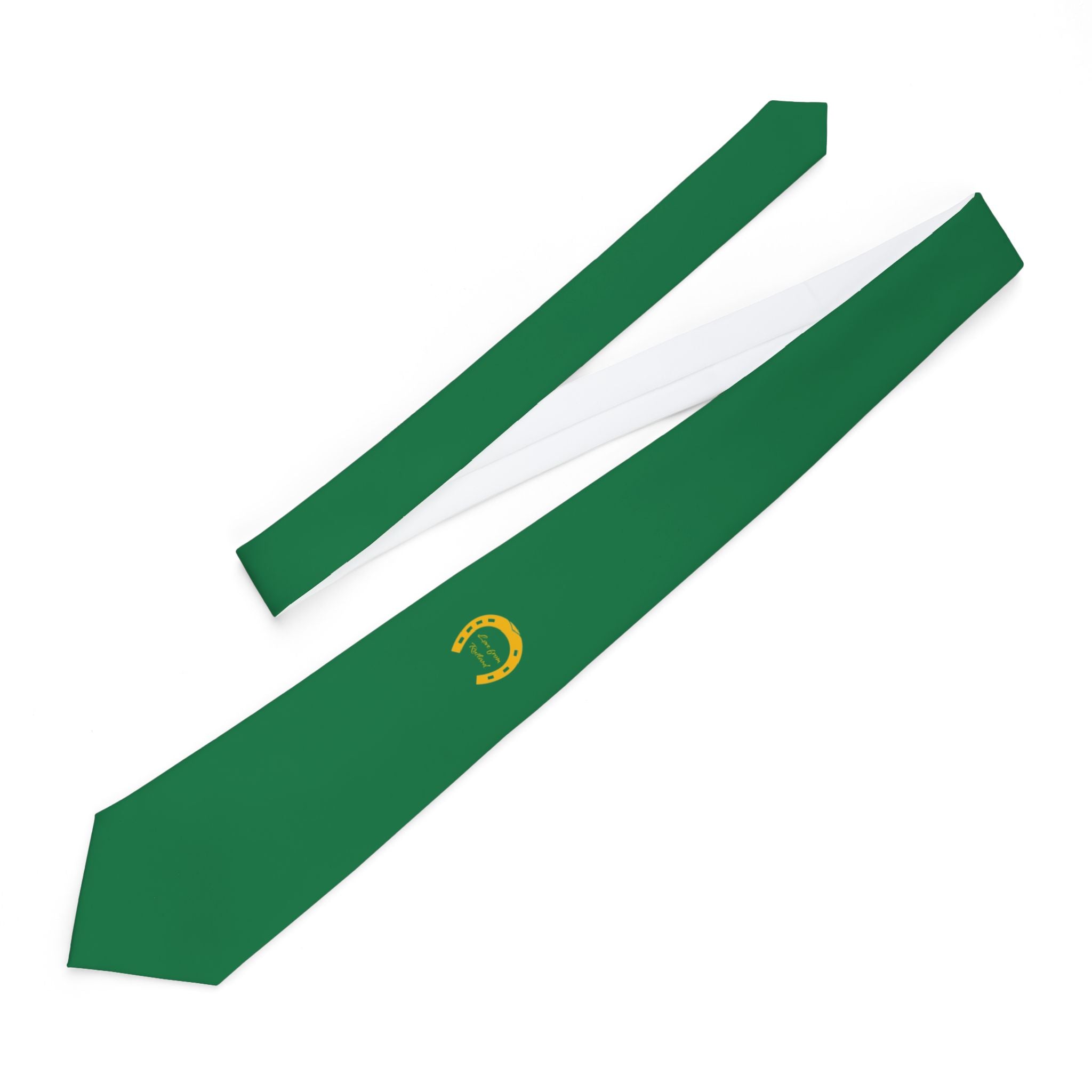 Classic Logo Green Love From Rutland Necktie