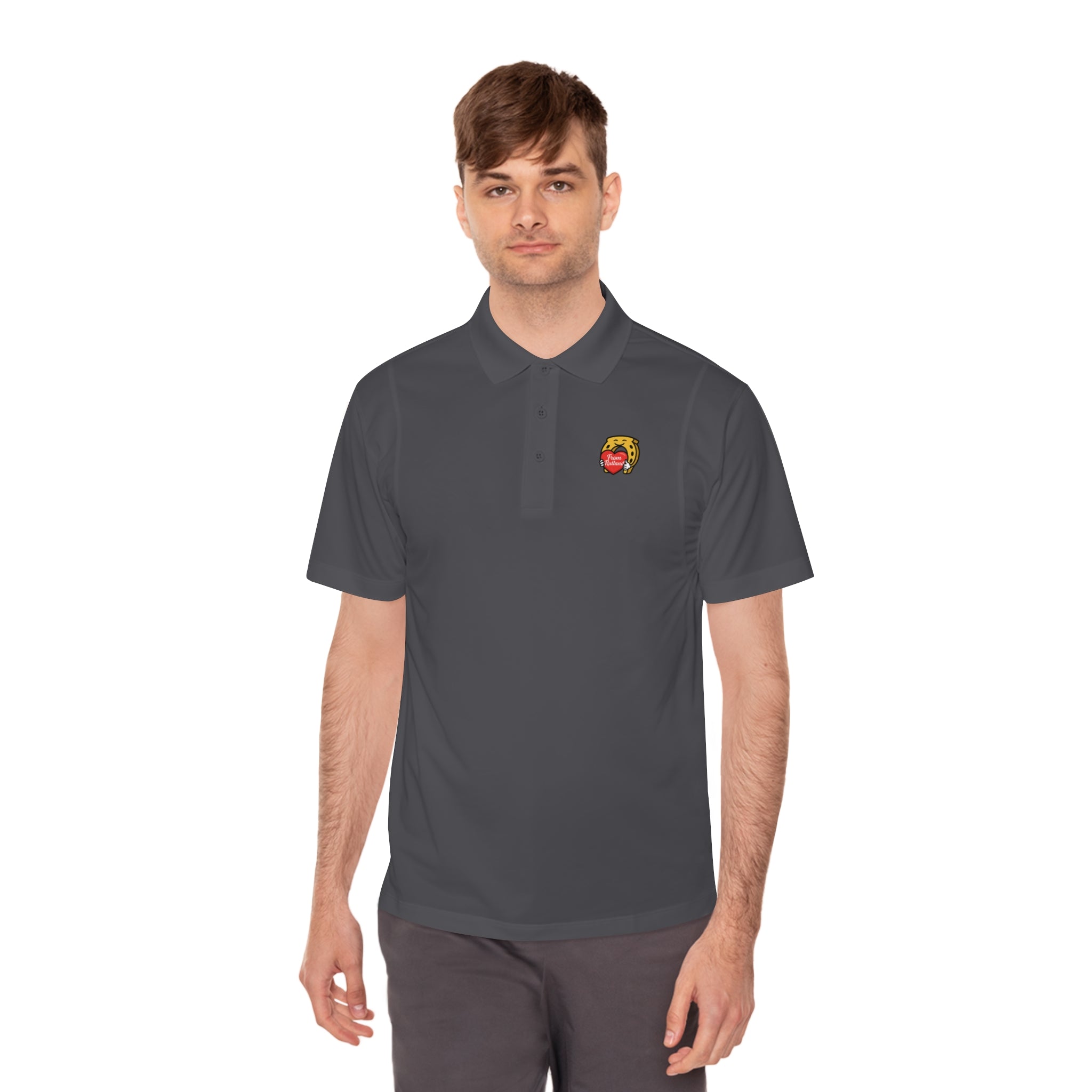 Heart & Horseshoe Men's Sport Polo Shirt