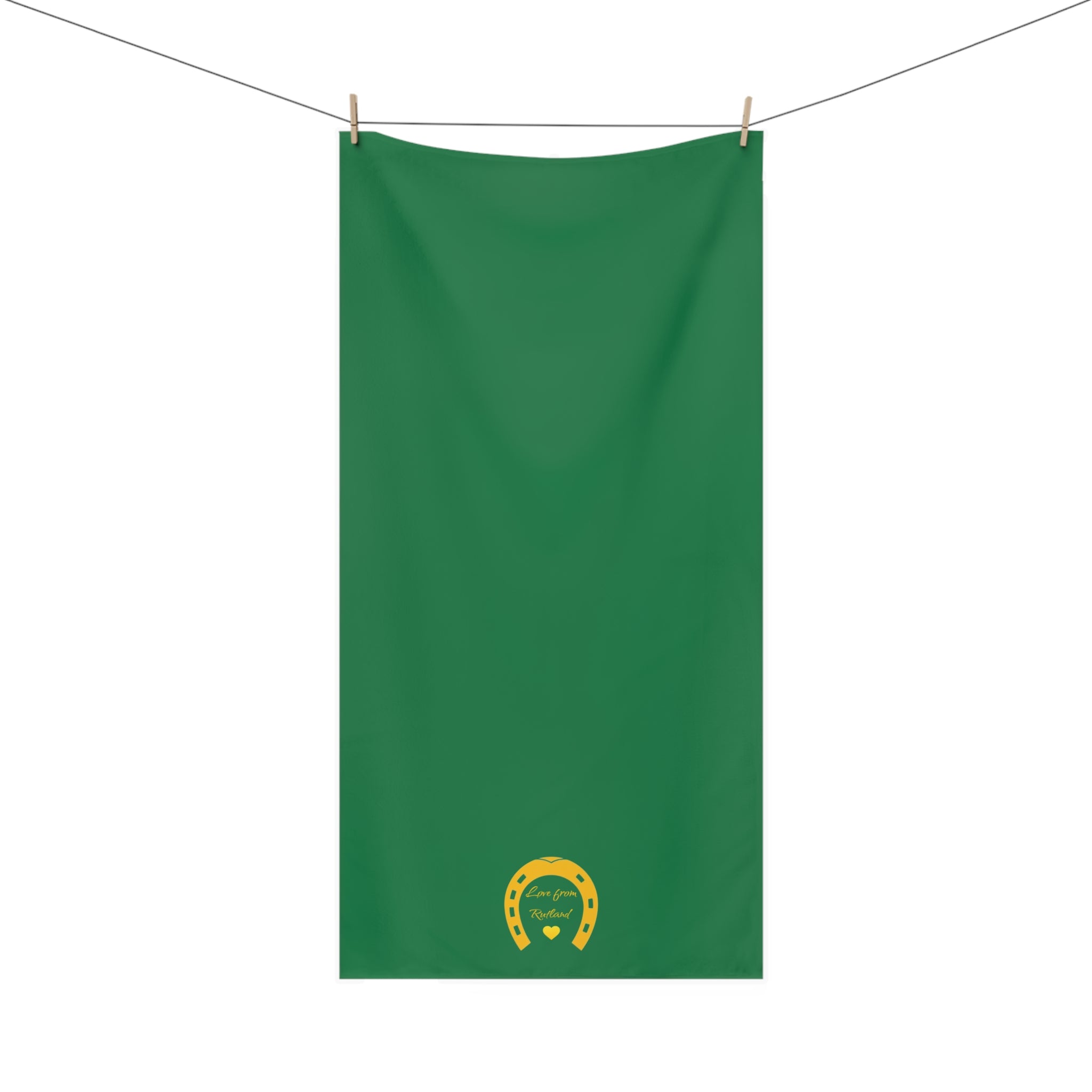 Horseshoe & Heart Mink-Cotton Towel