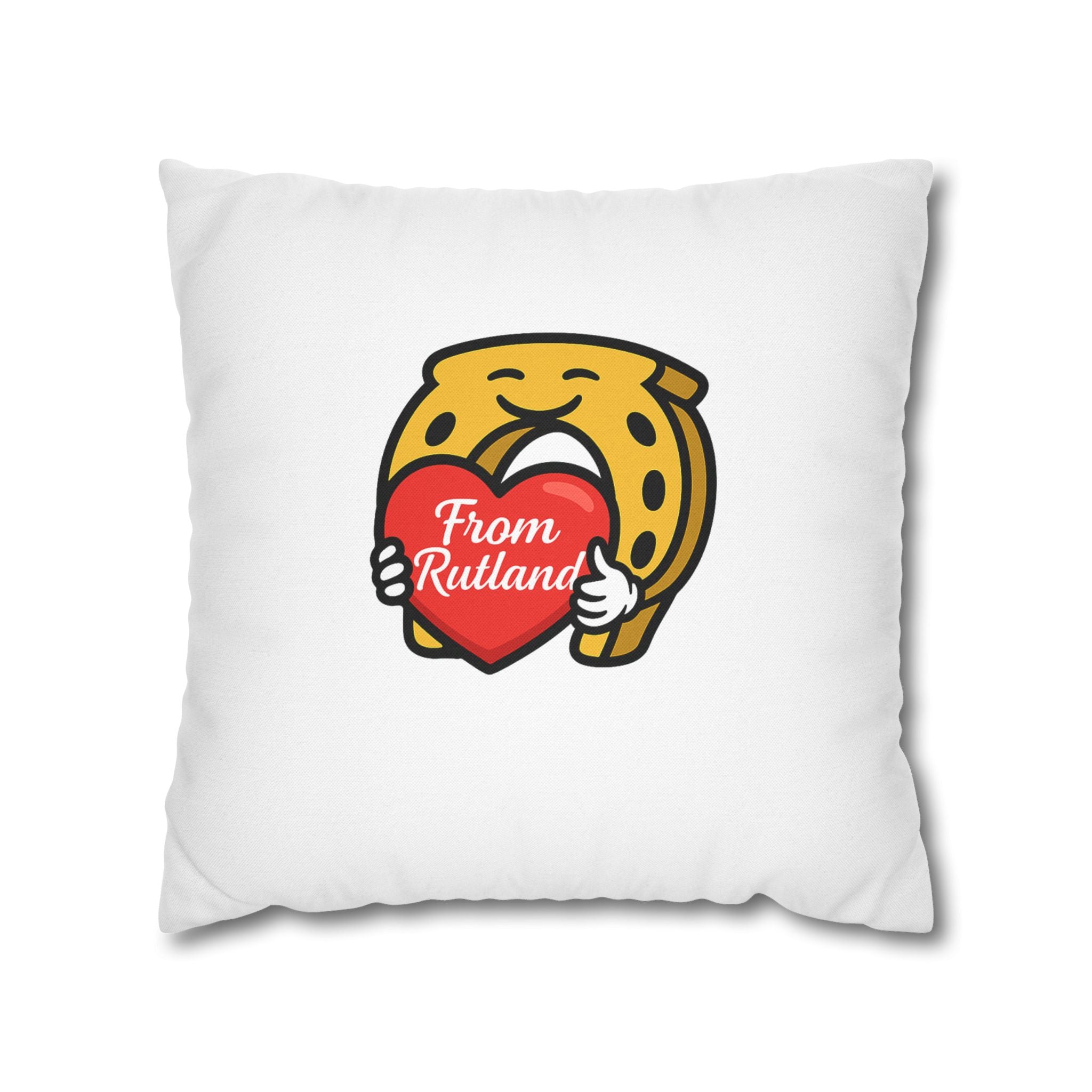 Spun Polyester Square Pillowcase