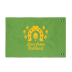Classic Logo Love From Rutland Double Sided Flag