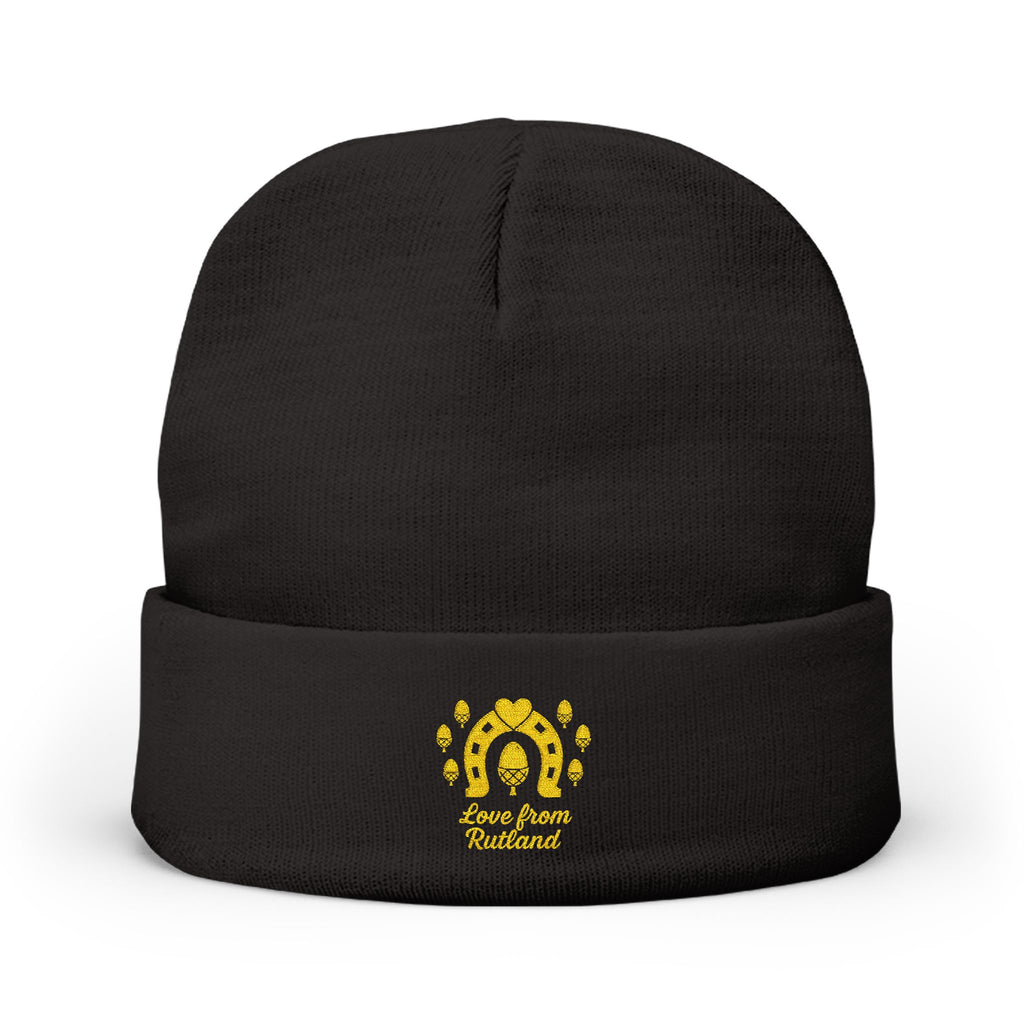 Classic Logo Embroidered Knit Beanie