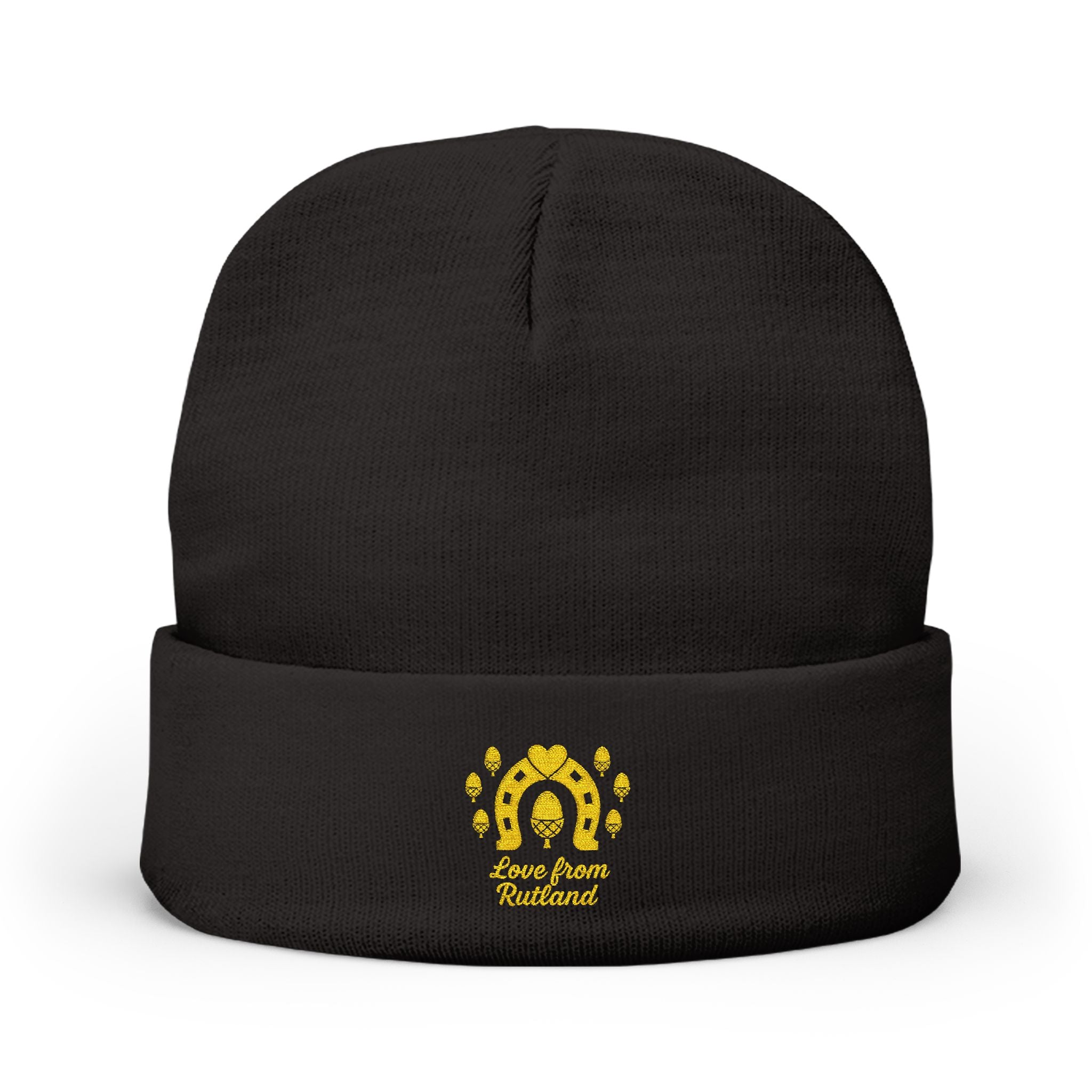 Classic Logo Embroidered Knit Beanie