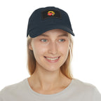 Heart & Horseshoe Cap with Leather Patch (Rectangle)