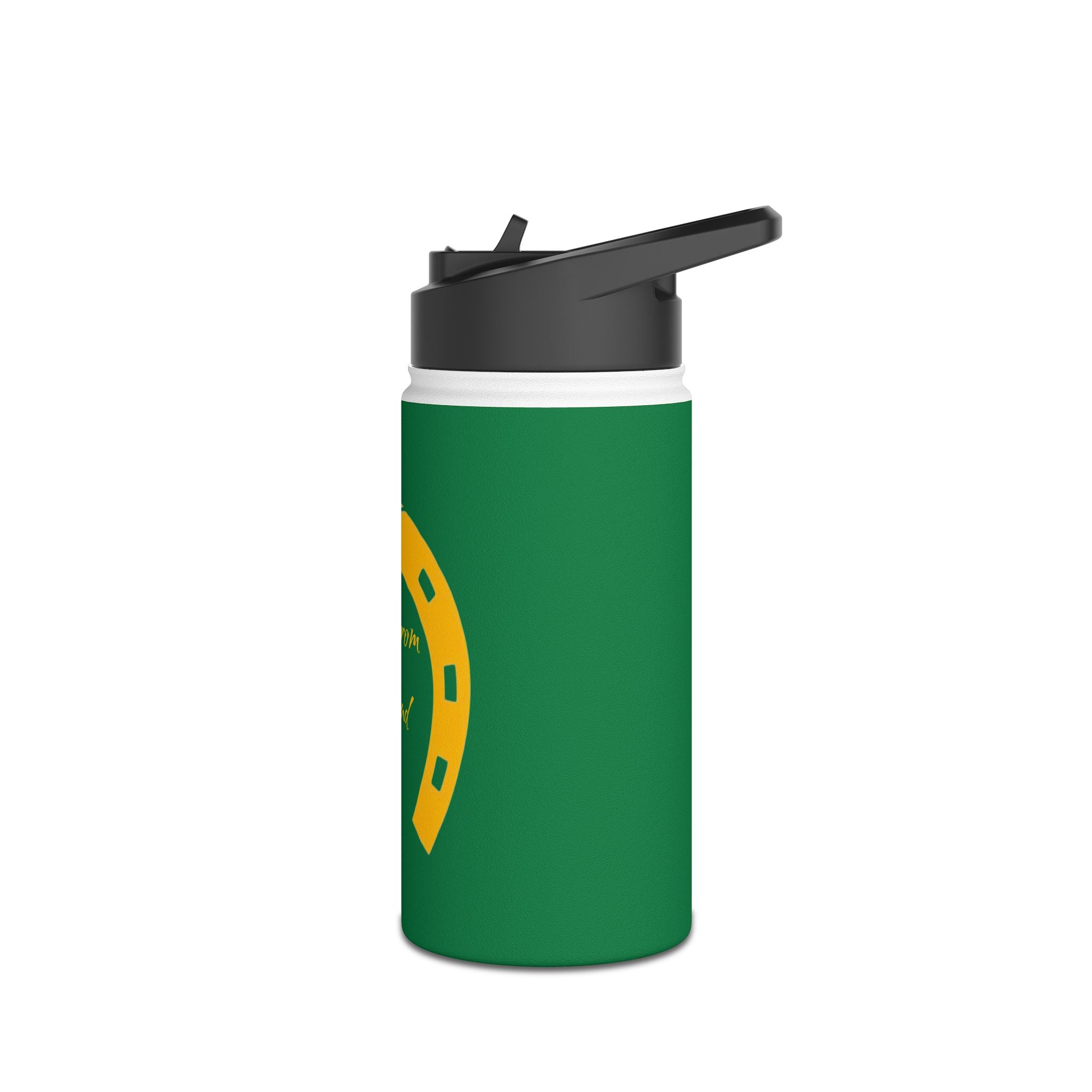 Heart & Horseshoe Stainless Steel Water Bottle, Standard Lid