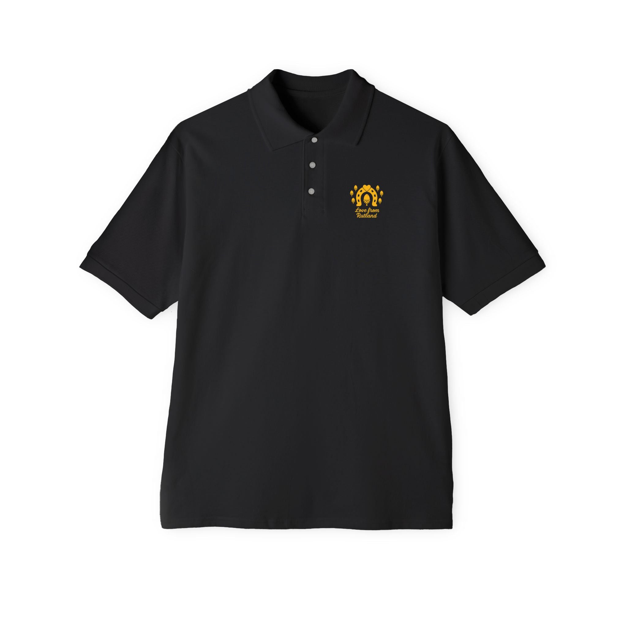 Stylish Men's Piqué Classic Logo Polo Shirt