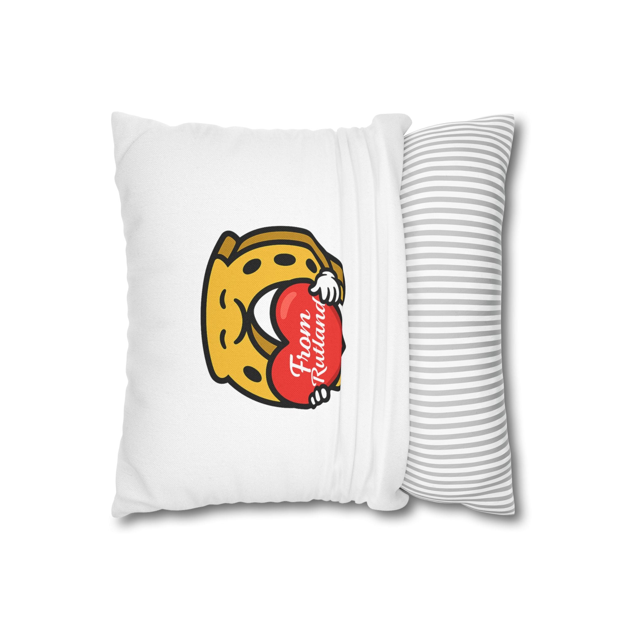 Spun Polyester Square Pillowcase
