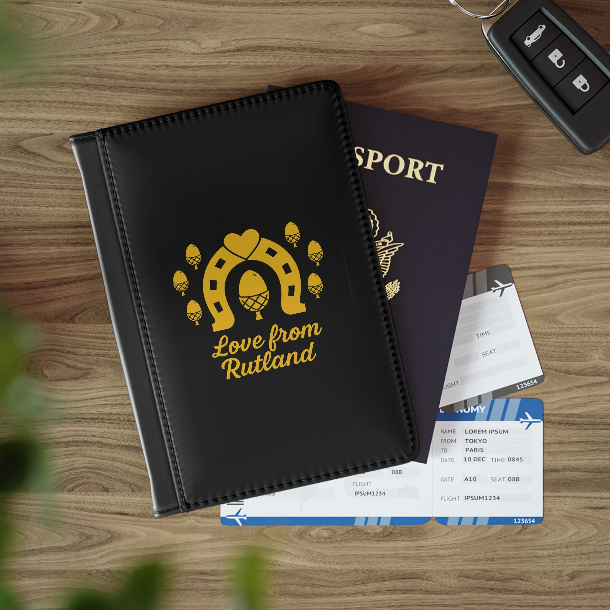 Classic Logo Love From Rutland Passport Cover