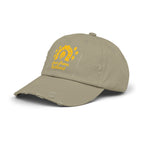 Trendy Distressed Cap with Classic Logo Design