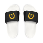 Heart & Horseshoe Youth Removable-Strap Slider Sandals