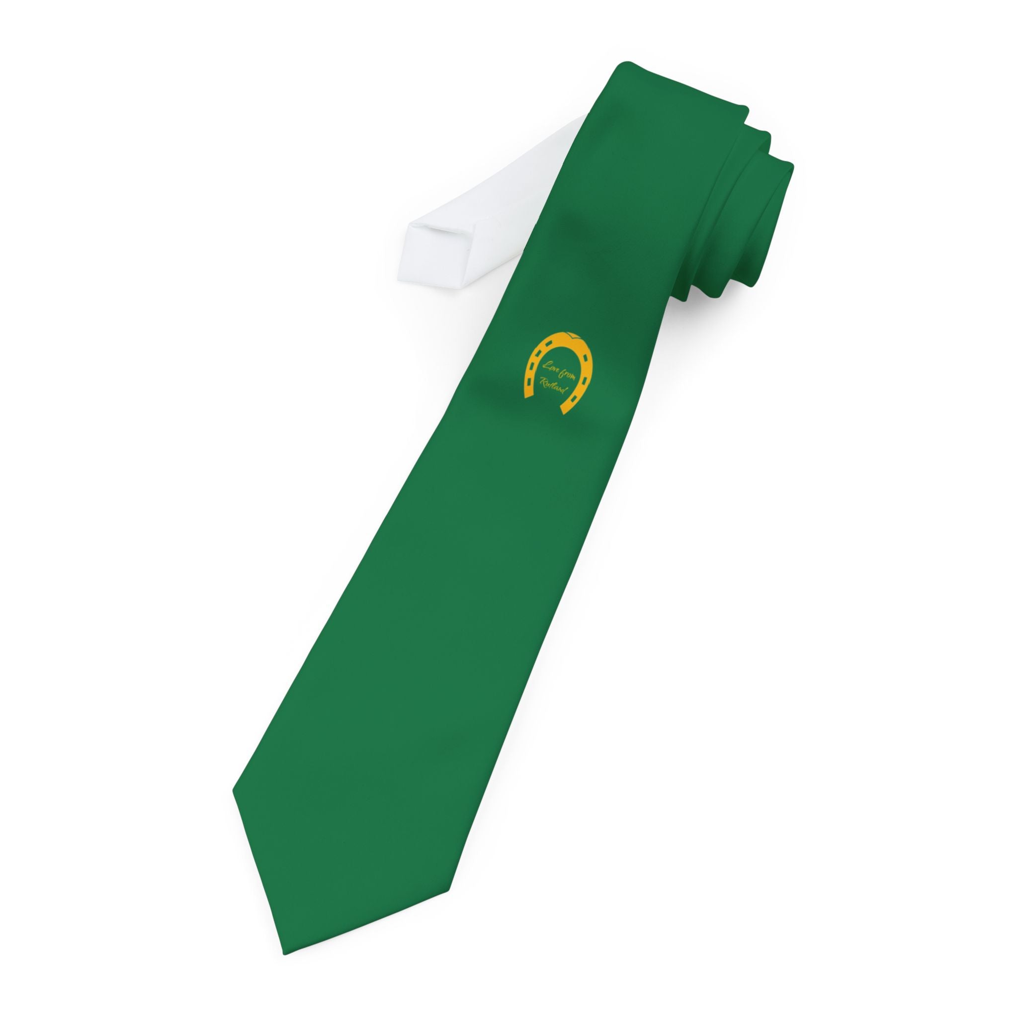 Classic Logo Green Love From Rutland Necktie