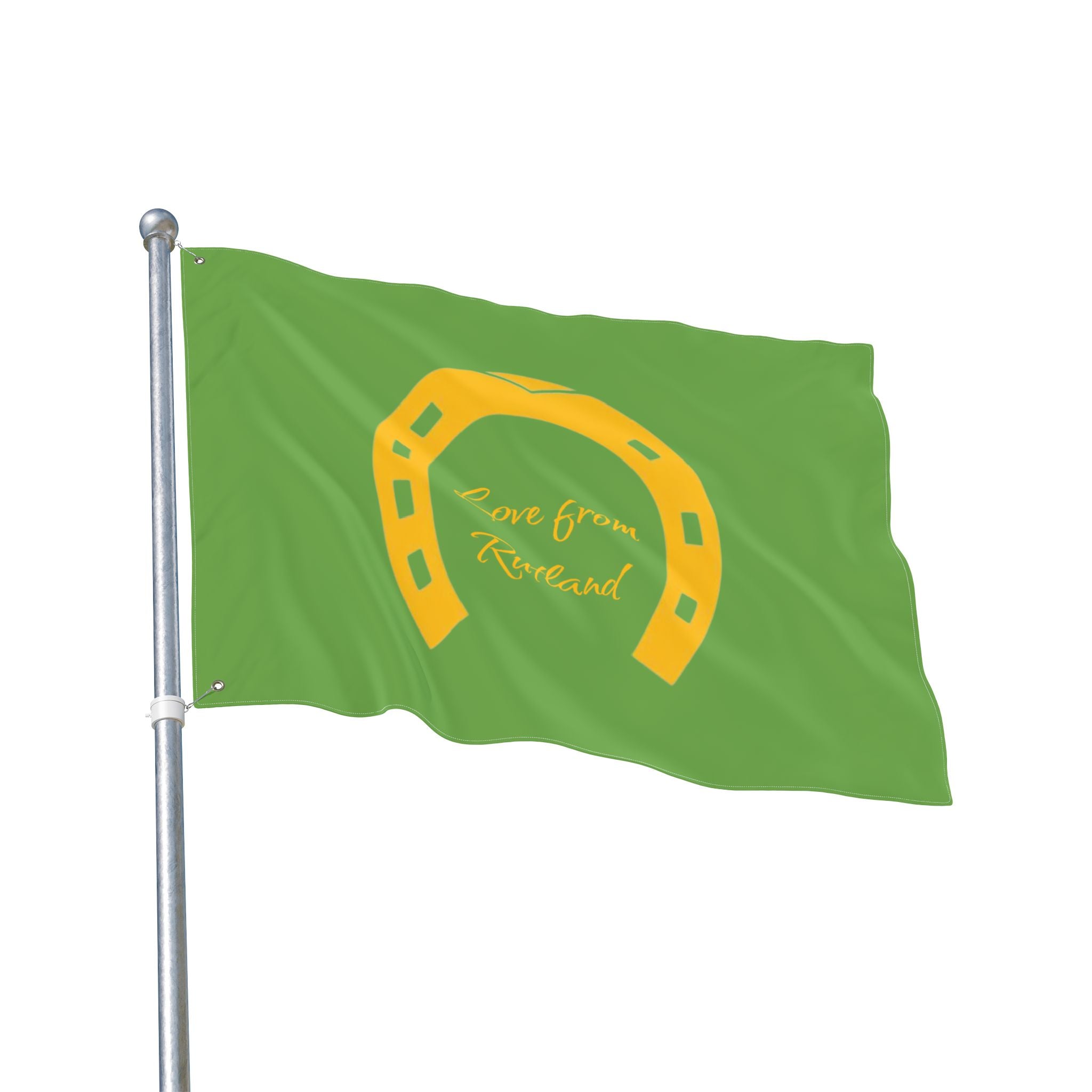 Classic Logo Love From Rutland Double Sided Flag