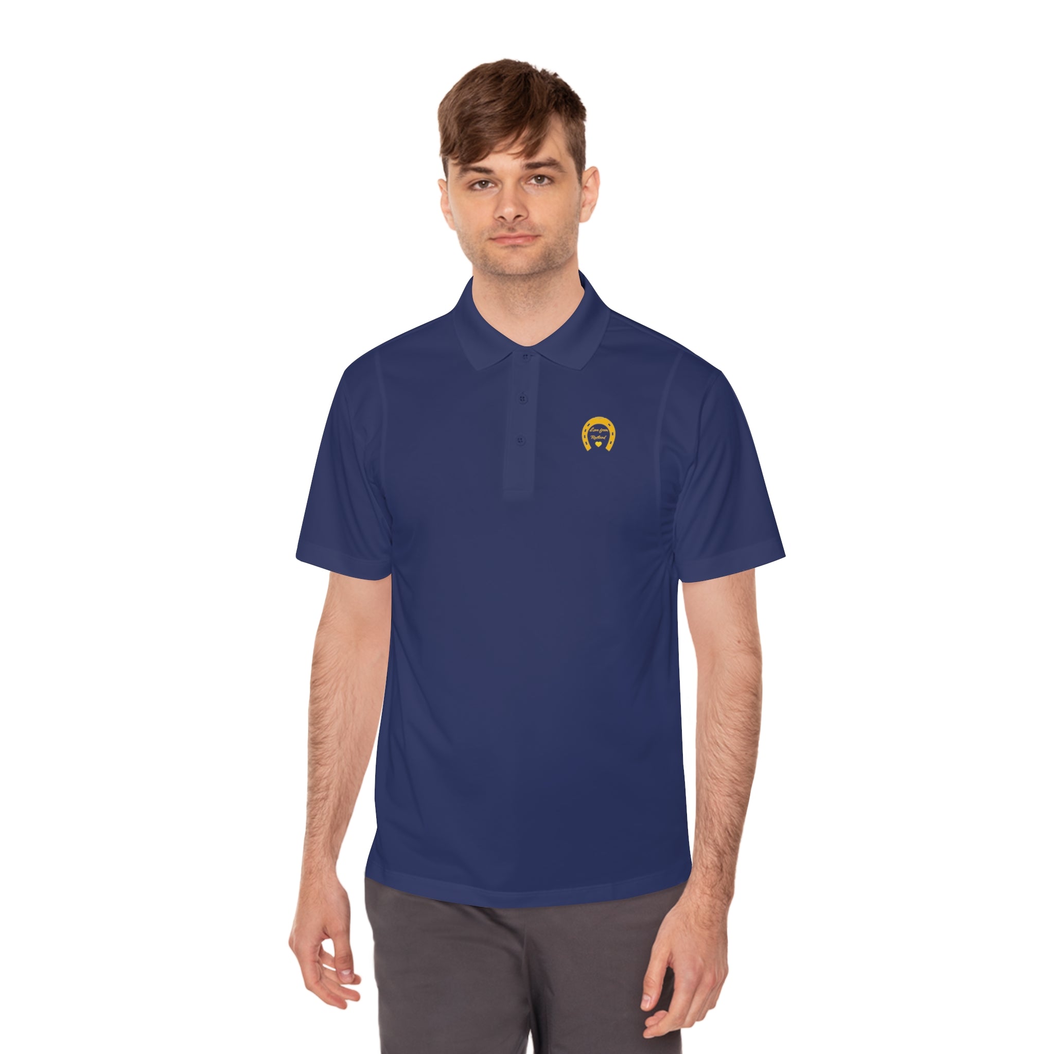 Heart & Horseshoe Men's Sport Polo Shirt