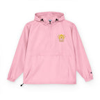 Classic Logo Champion Outdoor Anorak Jacket - Lightweight Rain Gear, Packable Windbreaker