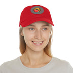 Heart & Horseshoe Cap with Leather Patch (Round)