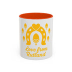 Classic Logo Colourful Love From Rutland Mug