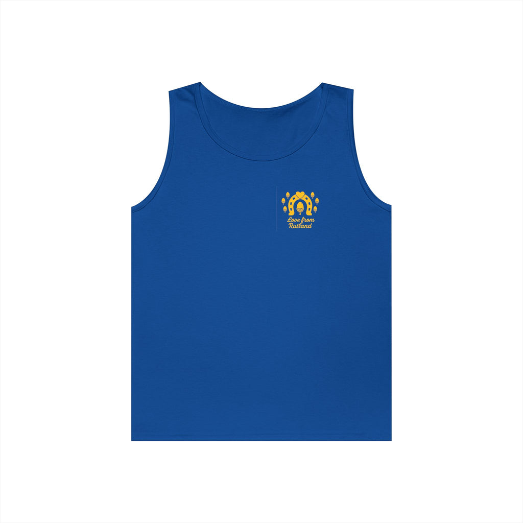 Sunshine Goddess Unisex Heavy Cotton Tank Top, Summer Style, Casual Wear, Beach Day Outfit, Gift for Her, Vacation Attire