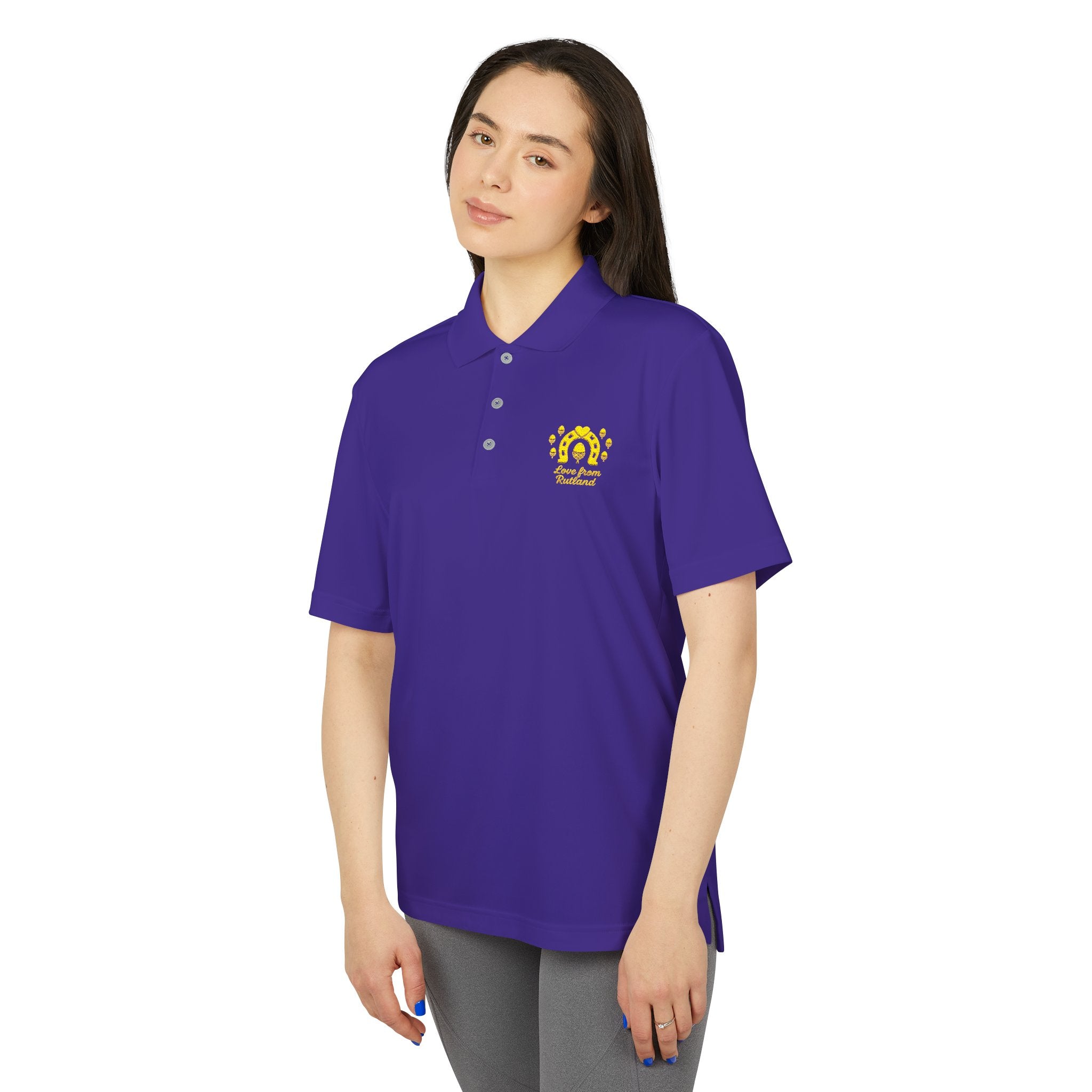 Classic Logo Adidas Unisex Performance Polo
