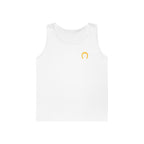 Classic Logo Unisex Heavy Cotton Tank Top, Summer Style, Casual Wear, Beach Day Outfit, Gift for Her, Vacation Attire