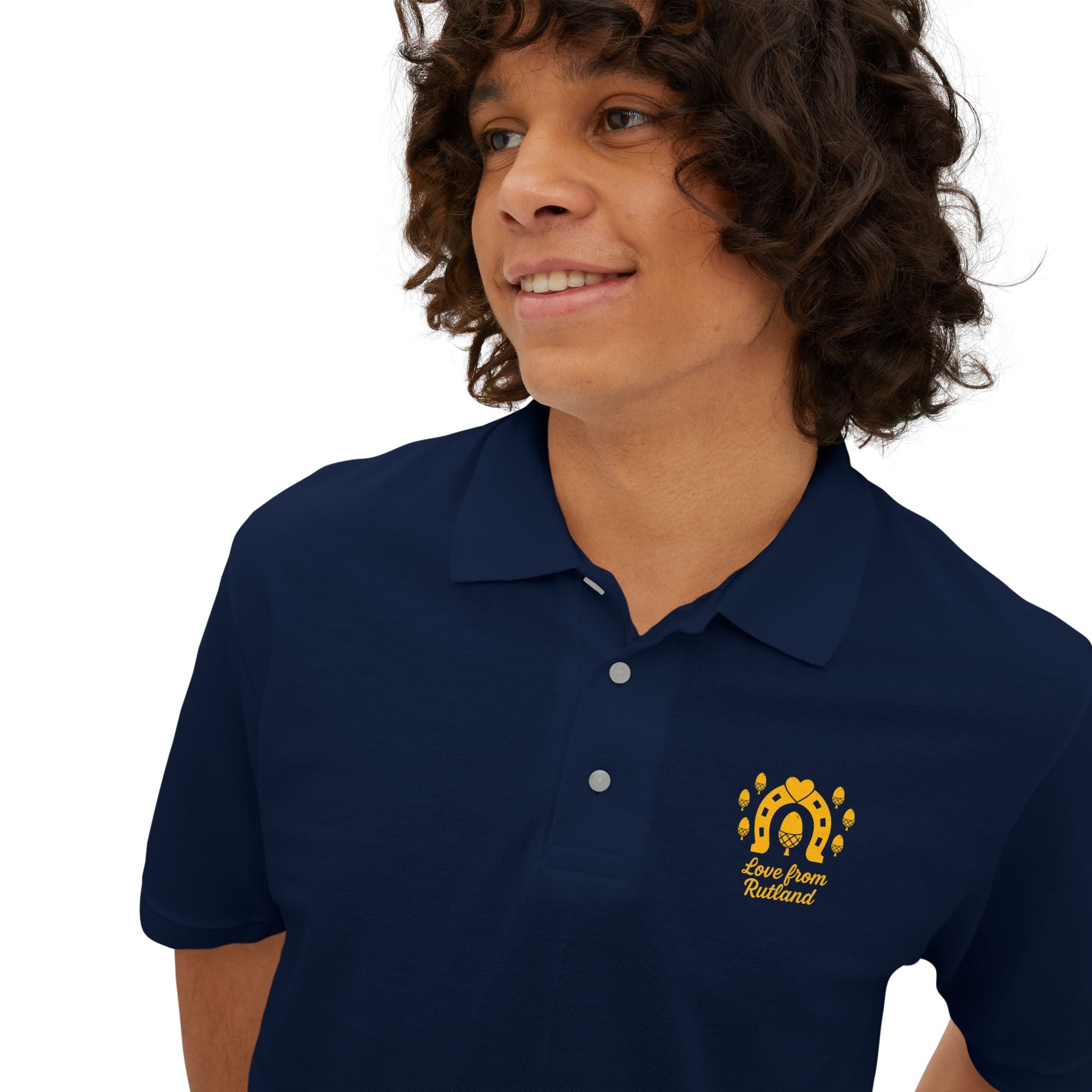 Stylish Men's Piqué Classic Logo Polo Shirt