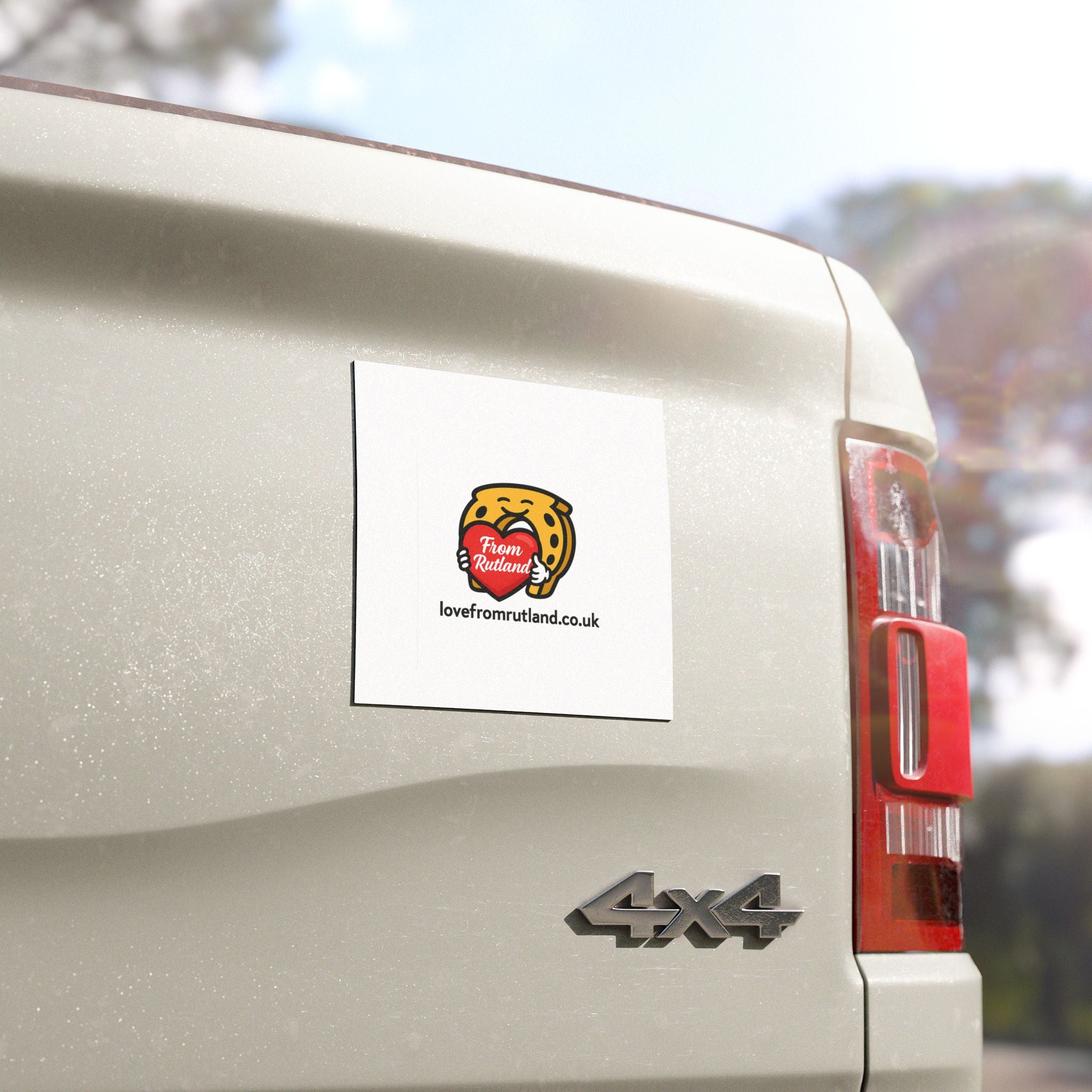 Heart & Horseshoe Car Magnets