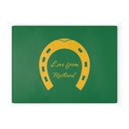 Classic Logo Green Glass Chopping Board —  Kitchen Serving/Cutting Board