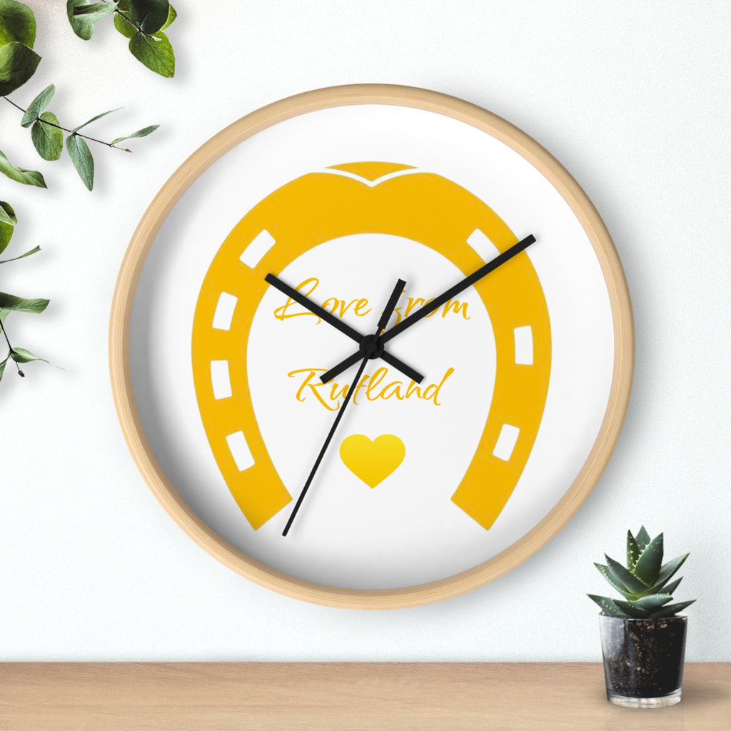 Heart & Horseshoe Wall Clock