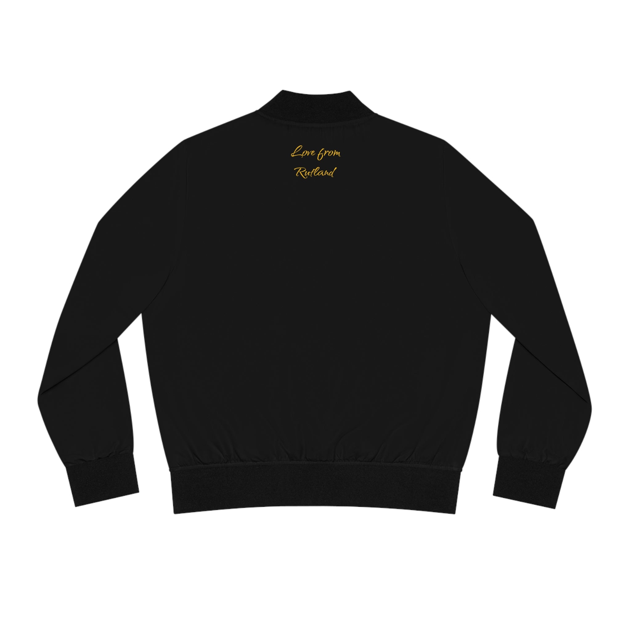 Classic Logo Women's Bomber Jacket - Black