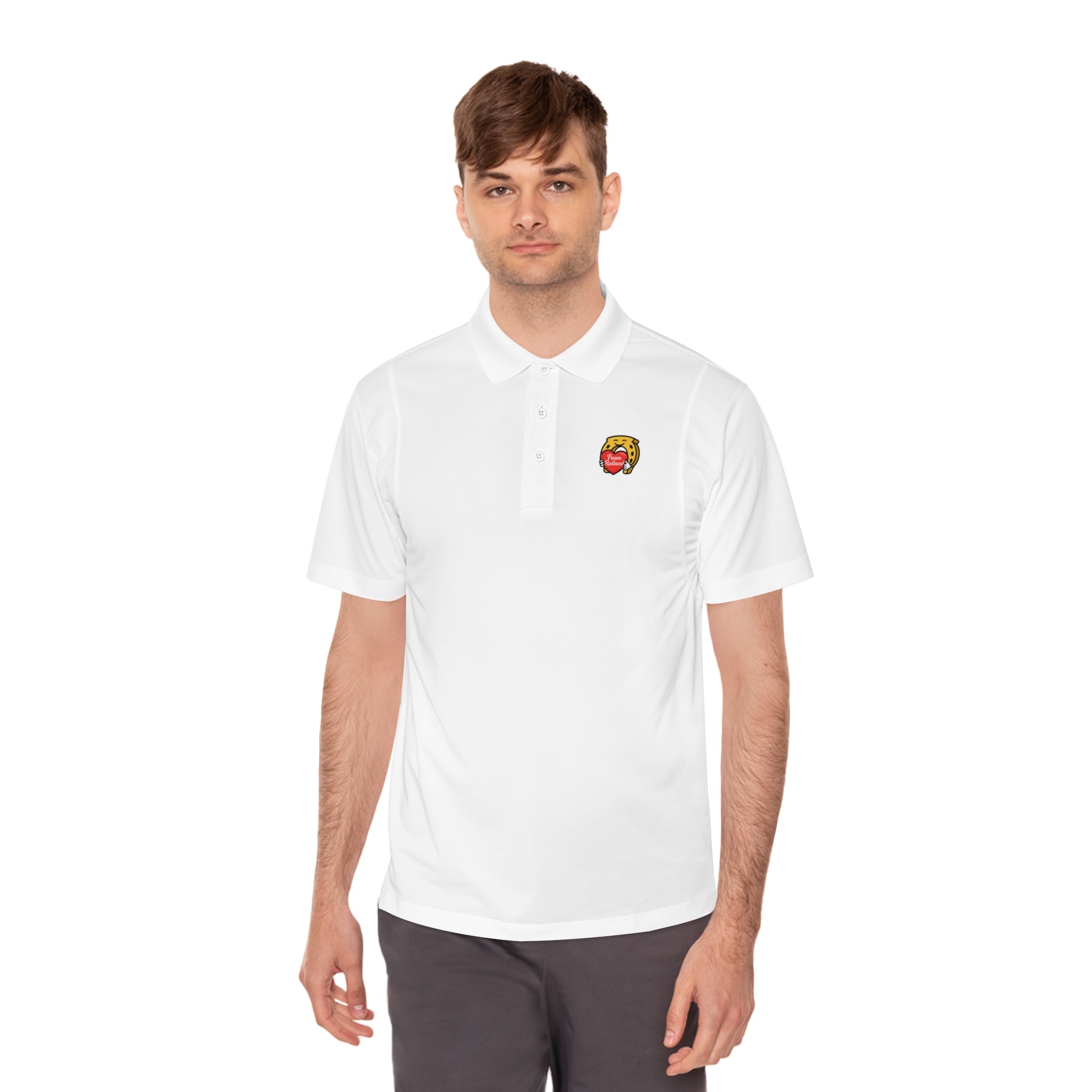 Heart & Horseshoe Men's Sport Polo Shirt